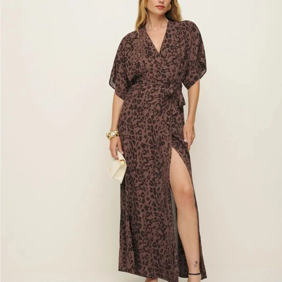 Reformation Maxi Dress with 3/4 Sleeves for Wedding Guest - Picture 5 of 5